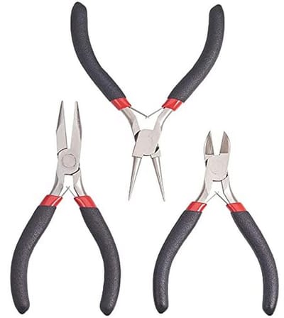 3pcs small pliers, side cutter, jewelry pliers sets, jewelry making pliers, for jewelry beads repair making supplies - ShopVlot