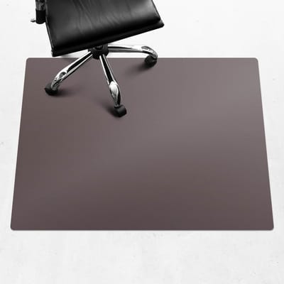 Wallfluent - Vloerbeschermer Asbruin - 120x90 cm - Bruin Vloerbeschermer Bureaustoelmat - Rechthoekig - Motif Vloerbeschermer-Stoel Mat-Werkplekdecoraties - Pastel- en aardse kleuren