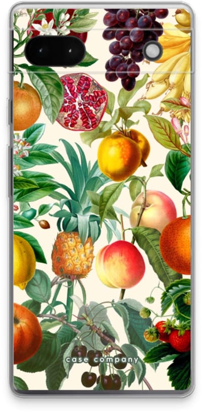 Case Company® - Hoesje geschikt voor Google Pixel 6a hoesje - Classic Flora - Soft Cover Telefoonhoesje - Bescherming aan alle Kanten en Schermrand