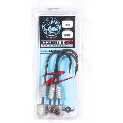Tackle Tactics TT Headlockz HD jigkop 3/8 oz 8/0 3/verpakking (3467)