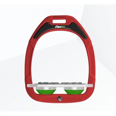 Plat Grip Rode/Grijze/Groene Gelschoenen Flex-On Green Composite