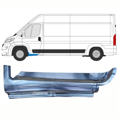 Reparatie dorpel voorste deuren voor Opel Movano 2021-2026 / Links
