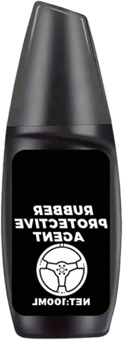 Auto Rubber Verfrisser - Detail Restaurator - Interieur Onderhoud - Langdurige Bescherming - 100 ml - Zwart