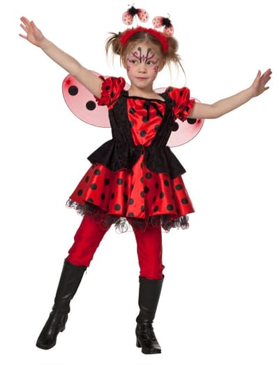 Feestkleding Lieveheersbeestjes Jurkje meisje Maat 164