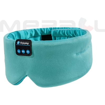 Zacht Slaapmasker Bluetooth Draadloze Koptelefoon Slaapkoptelefoon Verstelbaar Muziek Oogmasker Zijde voor Slaapmaskers Oogmasker Slaap