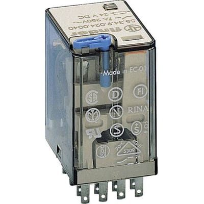 Finder 55.34.9.048.0090 Steekrelais 48 V/DC 7 A 4x wisselcontact 1 stuk(s) Piece