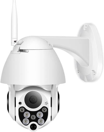 Beveiligingscamera Buiten - IP Camera Dome - Huis Beveiligen - Pan Tilt Zoom - 1080P - Universeel