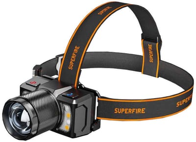 Superfire Headlight HL25 700lm USB-C