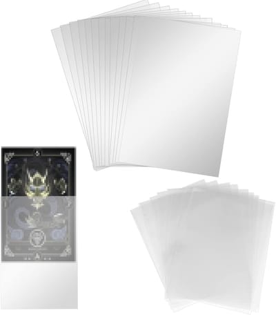 200pcs Card Sleeves 66 x 91mm - Transparante Beschermhoezen - Trading Card Sleeves - Zachte Kaartbeschermers - Perfect voor 63 x 88mm Trading Cards