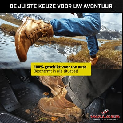 Walser Rubberen Voetmatten XTR geschikt voor BMW X4 (F26) 2013 - 2018