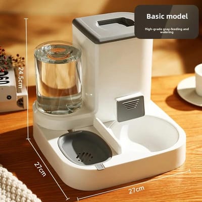 Automatisch Kattenvoer- en Watervoedingsapparaat Hondenbak Kattenbak 2-in-1 Waterdispenser Kattenbak Dierenbenodigdheden Water feeder