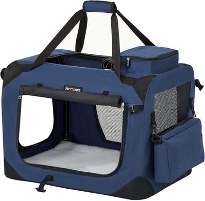 Opvouwbare Hondentransportbox Reistas voor Hond en Kat - Stevig en Ademend