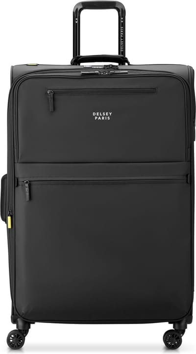 DELSEY PARIS Maubert 2.0 4 Double Rolls Expandable Trolley WP 79 Black Zwart
