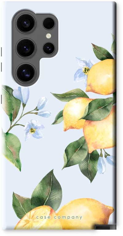 Case Company® - Hoesje geschikt voor Samsung Galaxy S24 Ultra hoesje - Orchard Sun - Tough Case - Maximale Bescherming alle Kanten en Schermrand