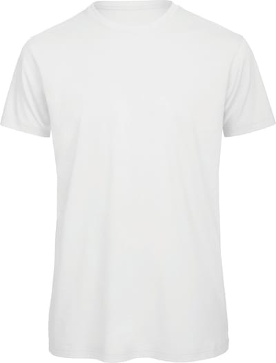 B&C Organic Cotton Crew Neck T-shirt Inspire CGTM042 - White - L