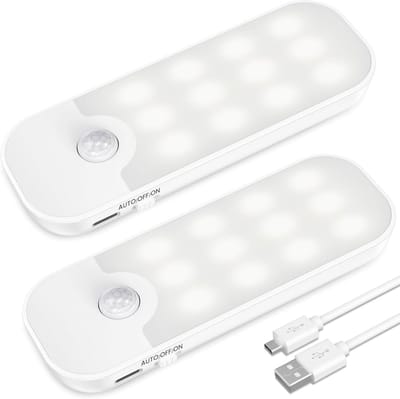 Oplaadbaar Nachtlampje met Bewegingssensor - LED Kastverlichting 3 Standen voor Kinderkamer, Slaapkamer, Hal en Keuken