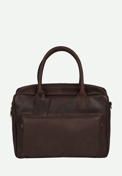 Burkely Fundamentals Vintage Mitch Worker - Laptoptas - Volwassenen - Bruin