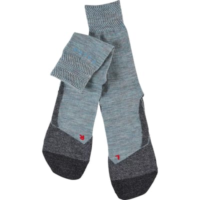 FALKE TK2 Melange anti-blaar dik wol functioneel materiaal wandelsokken dames blauw - maat 35-36