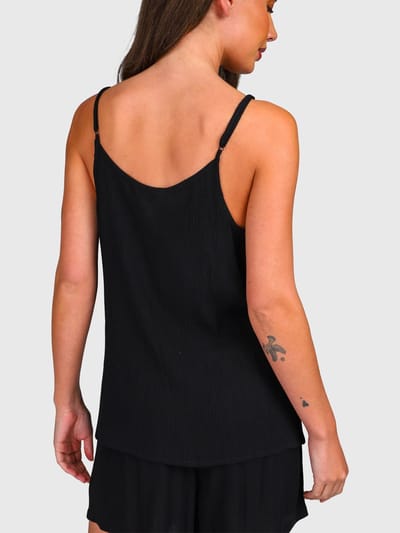 Brunotti - Tanyeal - Top Zwart - Dames - 100% Viscose - Loose Fit - Lichtgewicht - M