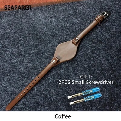 Echt Lederen Horlogeband Dames Horlogeband voor Fossil ES3077 2830 3262 3060 4176 4119 4026 4340 Kleine Armband 8mm Horlogeband Steel-K1-8mm koffie