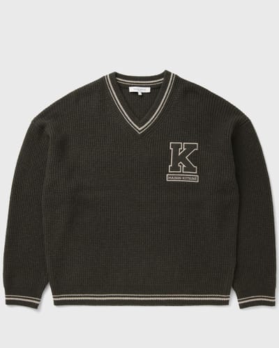 COLLEGE WAFFLE WOOL JUMPER
