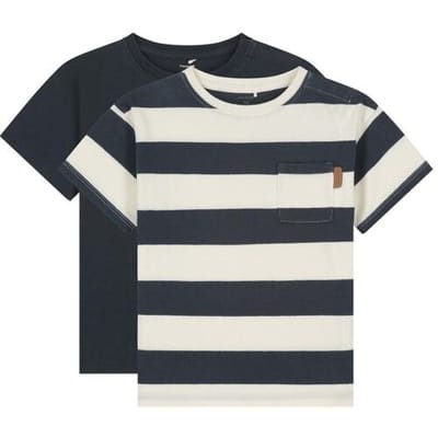 Prénatal peuter T-shirts 2 stuks - Jongens - Donkerblauw - Maat 98