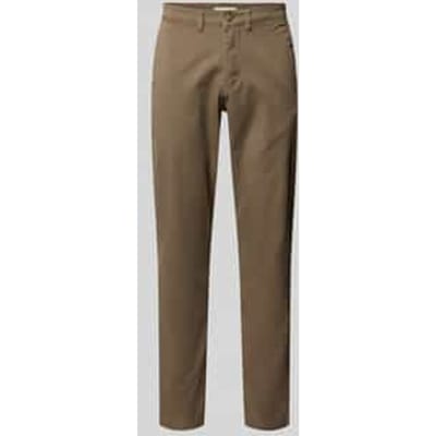 slim fit chino van katoenmix