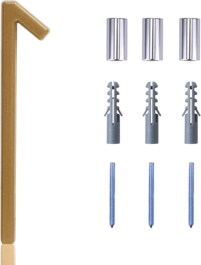 Zwevend Huisnummer - Adresnummer Goud - Huis Identificeren - Schaduweffect - 5 inch - Goud