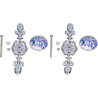 2-delige set Keramische Kastgreep Moderne Eenvoudige Stijl Handgeschilderde Keramische Kastknoppen Type 1