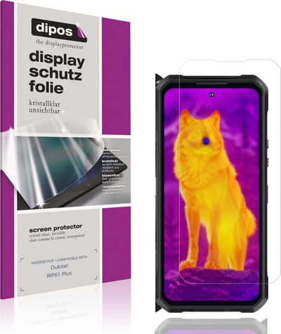 dipos – 4x Beschermfolie geschikt voor Oukitel WP61 Plus | Krasbestendige & heldere Screenprotector Ultra-Thin