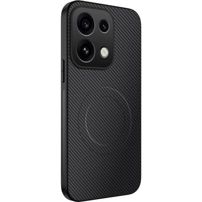 CaseBody OPPO Reno16 F 5G Carbon Fiber Magnetic Hoesje Zwart