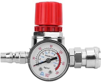 Allecto - Drukregelklep - Luchtcompressor - Duurzaam ontwerp - 10 millimeter - Drukschakelaar - Voor het regelen van luchtdruk - Geschikt voor luch...