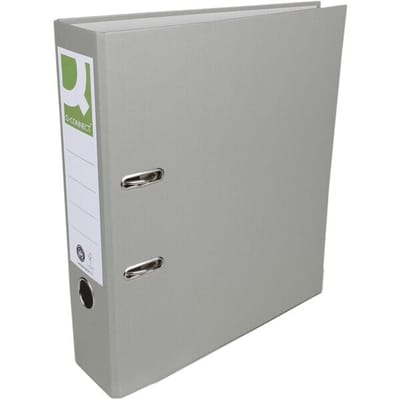 Q-CONNECT ordner | voor ft A4 | uit Recycolor papier | rug van 8 cm | grijs