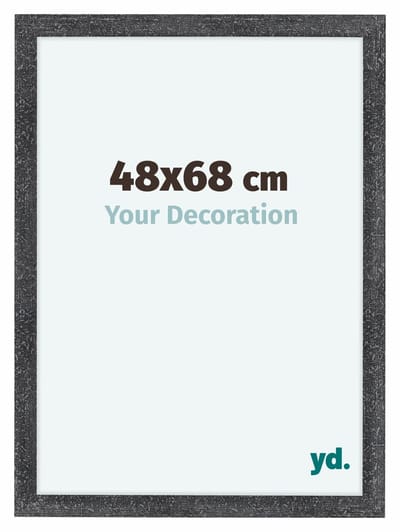 Your Decoration - Fotolijst 48x68 cm - MDF - Grijs Geveegd - Como