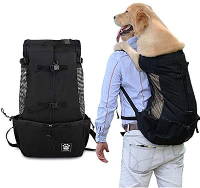 Draagbare Rugzak voor Honden - Waterdichte Rugzak voor Kleine Huisdieren voor Wandelen en Fietsen