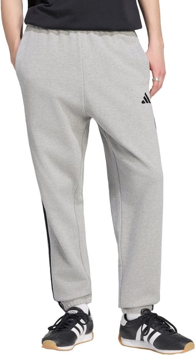 Adidas Sportswear Essentials 3-Stripes French Terry Tapered Cuffed Broek - Heren - Grijs