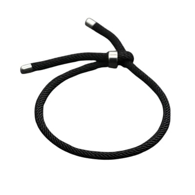 Livano Armband - Staal - Nep Zilver - Dames - Zwart