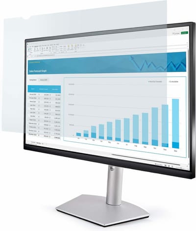 StarTech.com 24-inch 16:9 Anti Blauw Licht Filter, Blauw Licht Monitor Filter, Screen Protector voor 24in Computer Scherm, Vermindert oogvermoeidheid, Twee montageopties, TAA Compliant