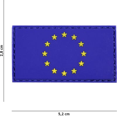 101 Inc Embleem 3D Pvc Eu Blauw  13103