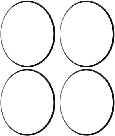 Velgbeschermers Auto - Ring Set - Schade Voorkomen - Zelfklevend Aluminium - 16 Inch Velgen - Zwart