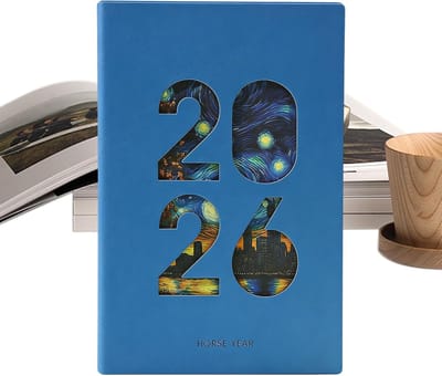Maandplanner Agenda - Organiser Journal - Taakbeheer Plannen - 53 Weken Voortgang - A5 Formaat - Blauw