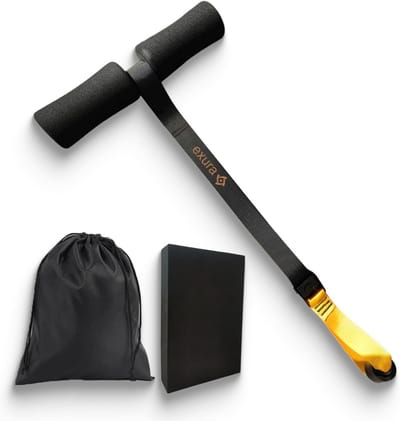 Verstelbare Nordic Curl riem met dikke kniebeschermer voor hamstrings en core training