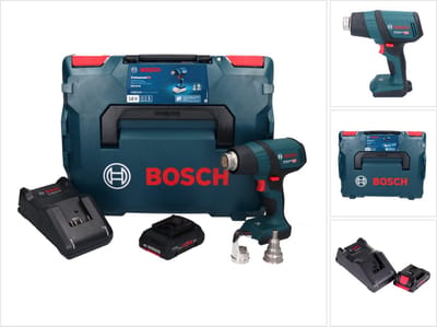 Bosch GHG 18V-50 Professional accu-heteluchtpistool 18 V 300 °C / 500 °C + 1x ProCORE accu 4,0 Ah + oplader + L-Boxx