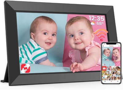Digitale Fotolijst met Wifi - Fotolijsten - Frameo App - HD Kwaliteit - Zwart