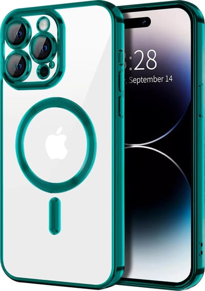 TG Techgrip - Hoesje Geschikt voor iPhone 11 Pro Magsafe Compatible Groen - Back Cover Hoesje met ingebouwde 9H HD camera glas bescherming - Groen Hoes Geschikt voor iPhone 11Pro
