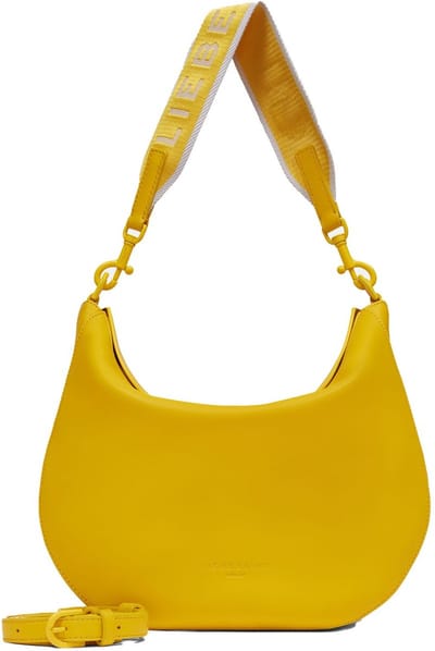 LIEBESKIND BERLIN Schoudertas Alessa 3 Kodiaq Hobo Bag Lemon Mosterdgeel