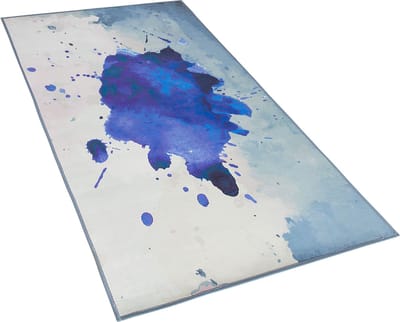 ODALAR - Laagpolig vloerkleed - Lichtblauw - 80 x 150 cm - Polyester