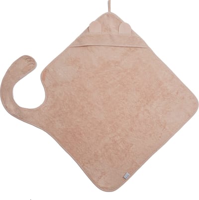 Nifty - Handsfree Badcape - Speciale badstof baby handdoek die je om je heen hangt - Handig bij het badderen van je baby - Origineel kraamcadeau – Blush