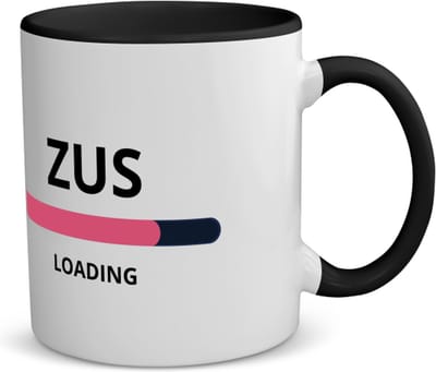 Akyol - zus loading koffiemok - theemok - zwart - Zus - ochtendkoffie laden - verjaardagscadeau - verjaardag - cadeau - cadeautje voor zus - zus artikelen - kado - geschenk - gift - 350 ML inhoud