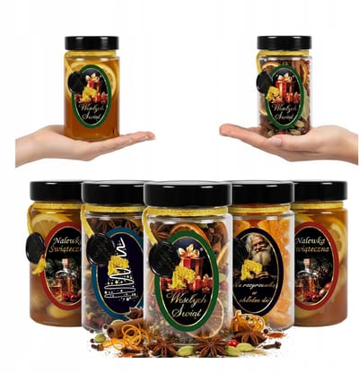 Bimberek Aria - Glazen Pot - Handgemaakt - Kerst - Decoratie - 245 ml